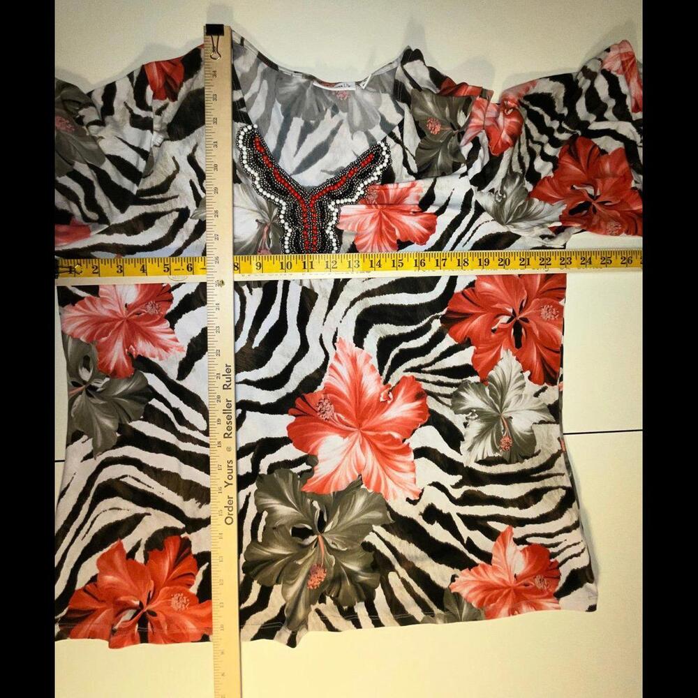 Vintage Women’s Blouse Susan Graver XL